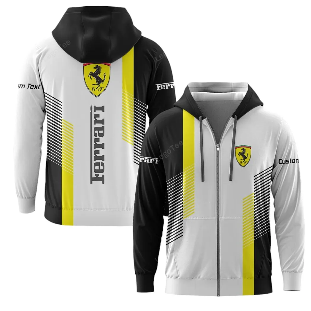 ferrari hoodie mit reiverschluss allover druck hoodie ferrari fan car10703122523 1yqk3
