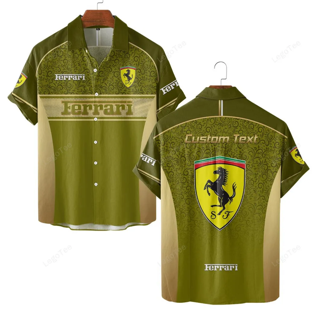ferrari personalisierte hawaiihemd fr mnner hawaiian shirt fr ferrari fan car137021325909 3 ovy2e