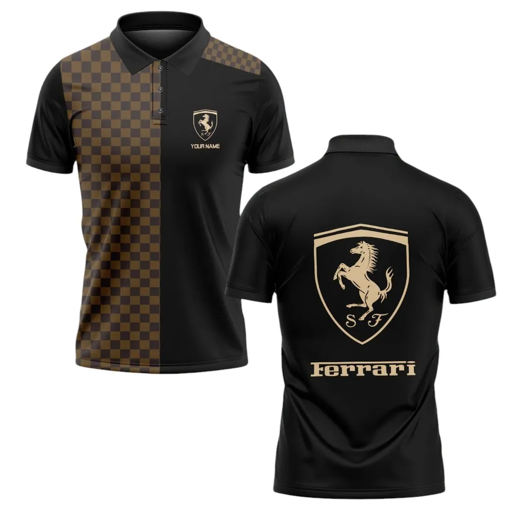 ferrari polo shirt lv style gift for ferrari lovers car176022525912 j23la