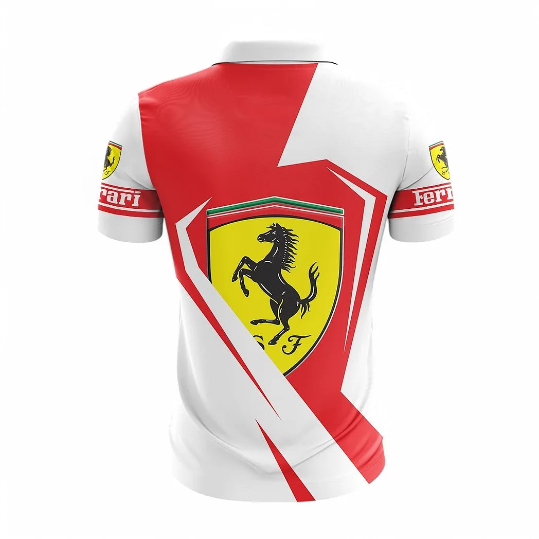 ferrari poloshirt mit reiverschluss fr mnner geschenk fr ferrari fan car68022125893 ylpaz