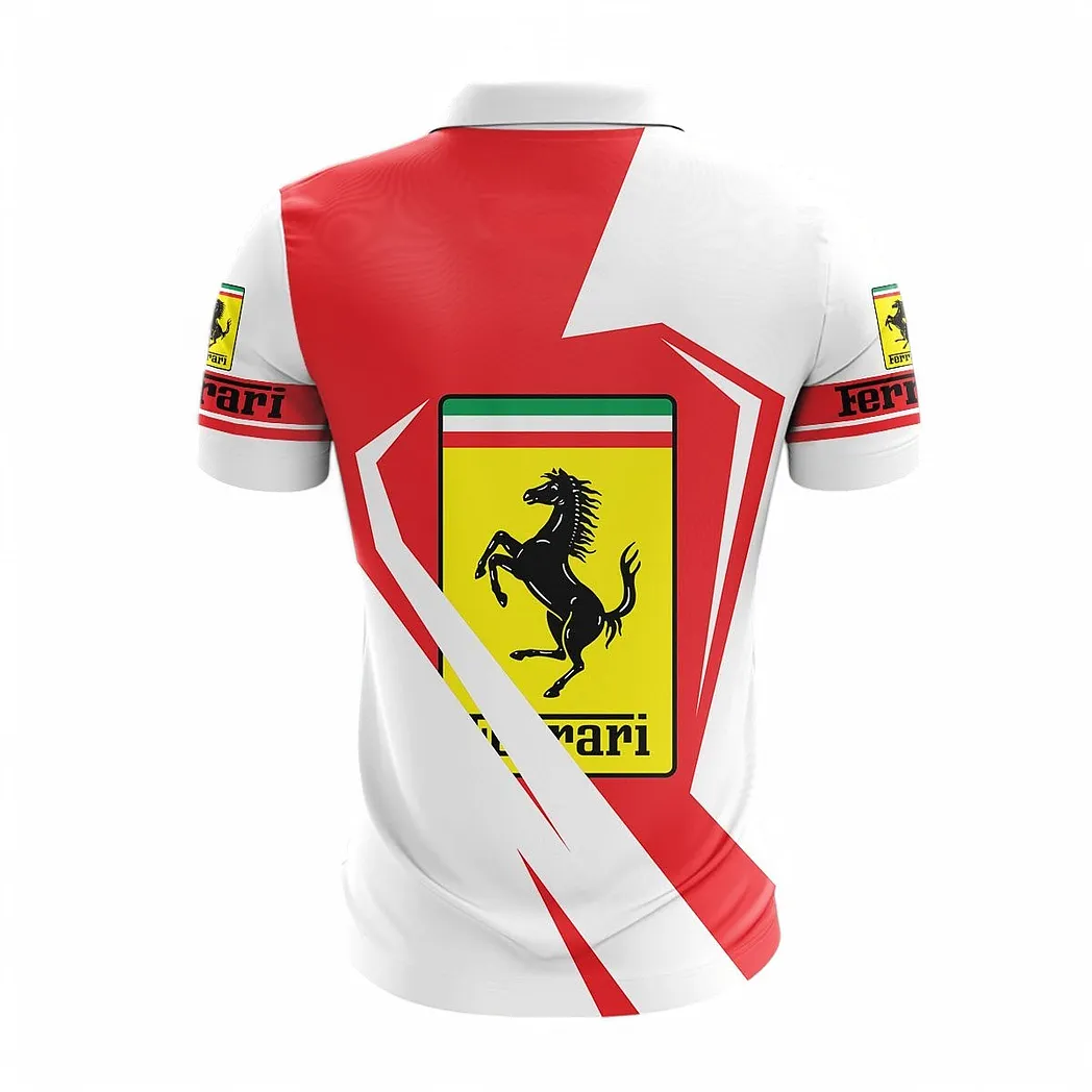 ferrari poloshirt mit reiverschluss fr mnner geschenk fr ferrari fan car68022125900 uzjc1
