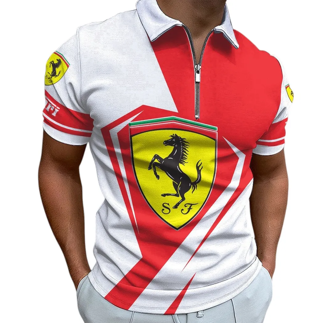 ferrari poloshirt mit reiverschluss geschenk fr ferrari fan car3202122552 gl1ft
