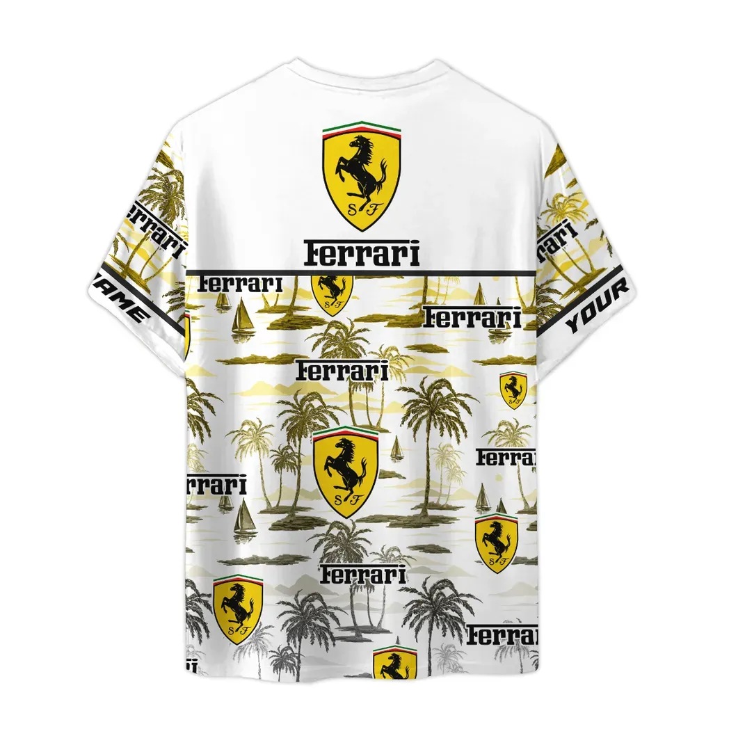 ferrari t shirt fr mnner personalisierter hemd geschenk fr ferrari fan car205031225681 h0prn
