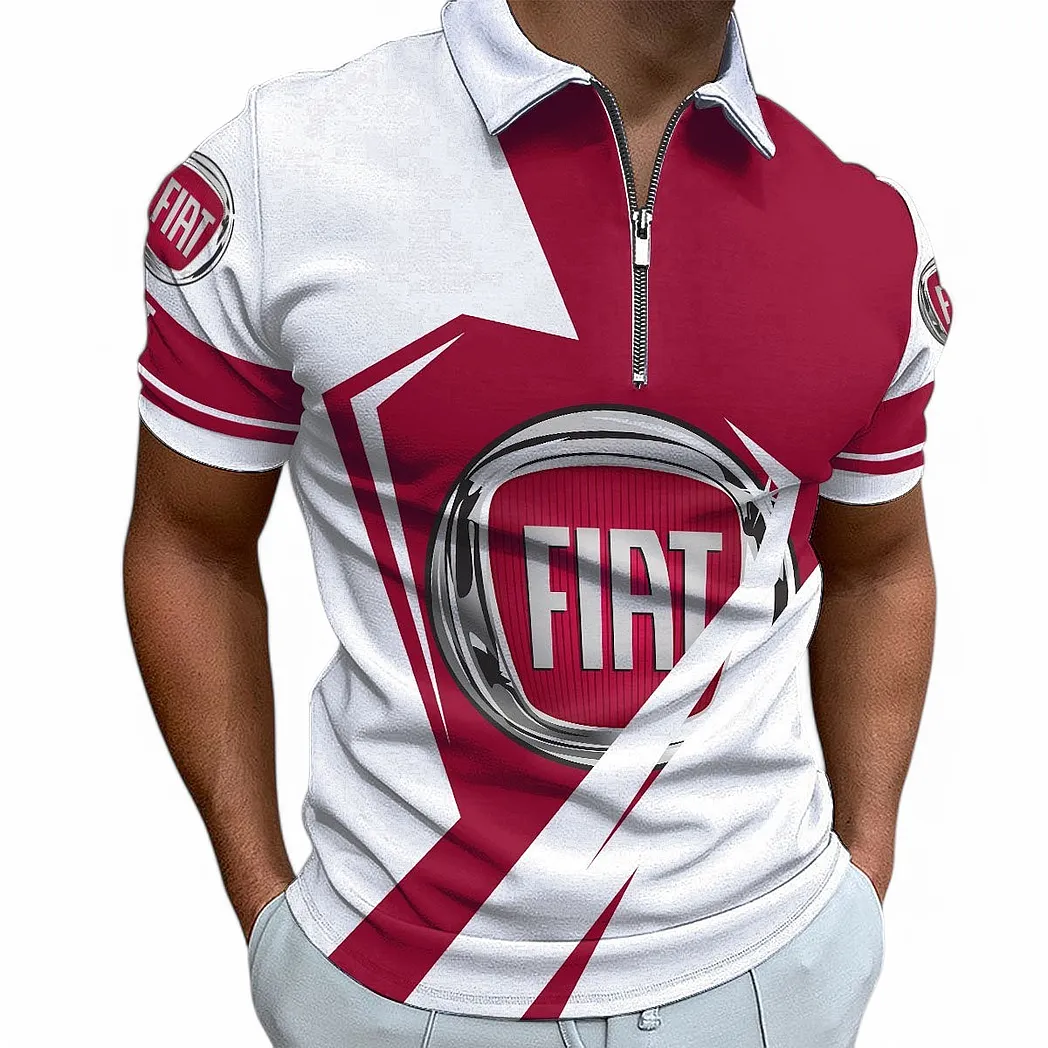 fiat poloshirt mit reiverschluss fr mnner geschenk fr fiat fan car68022125949 bp0o3
