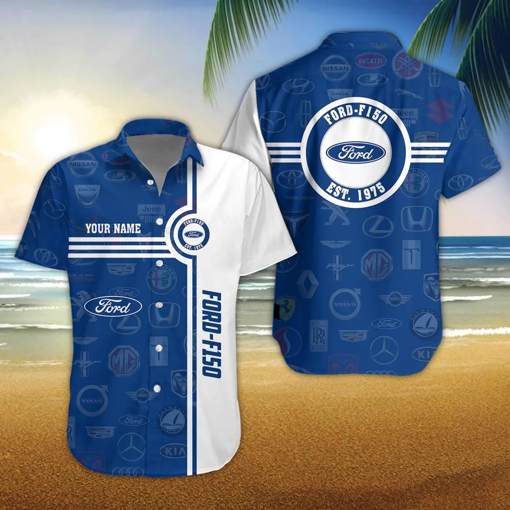 ford f150 hawaiihemd fr mnner all logo geschenk fr ford f150 fan car174022525037