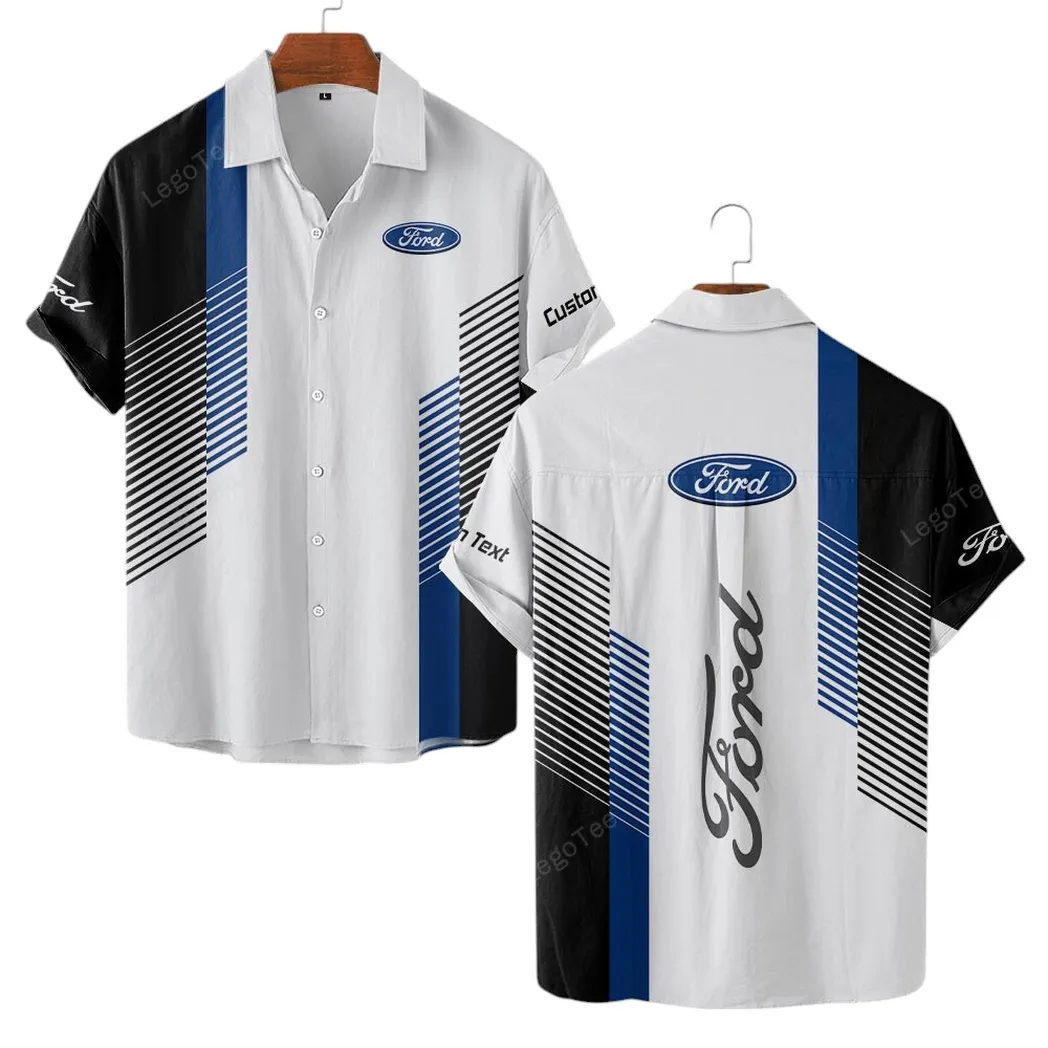 Ford Hawaiihemd für Männer, Geschenk für Ford Fan CAR10703122525