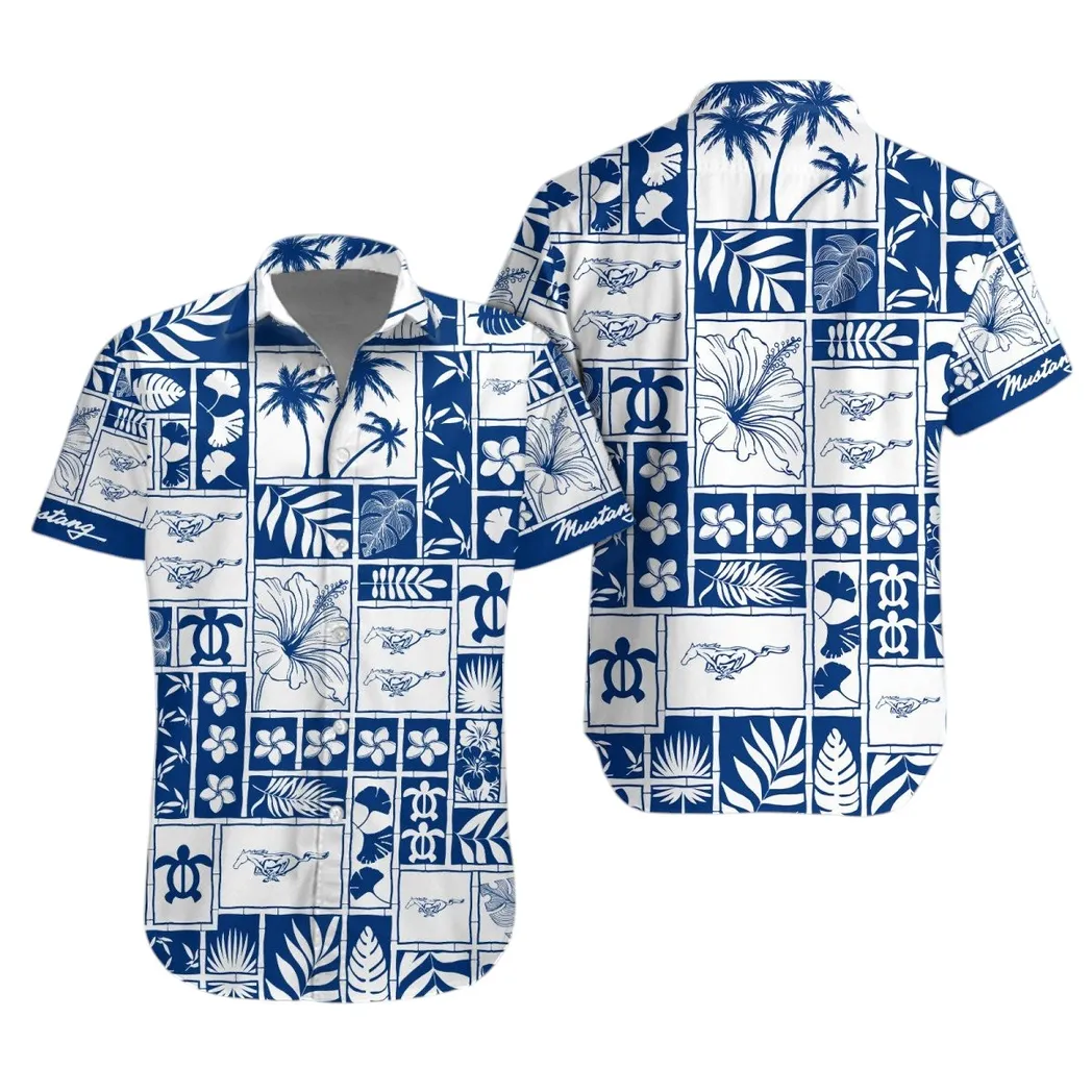ford mustang hawaiihemd fr mnner hawaiian shirt fr ford mustang fan car35021425055 1