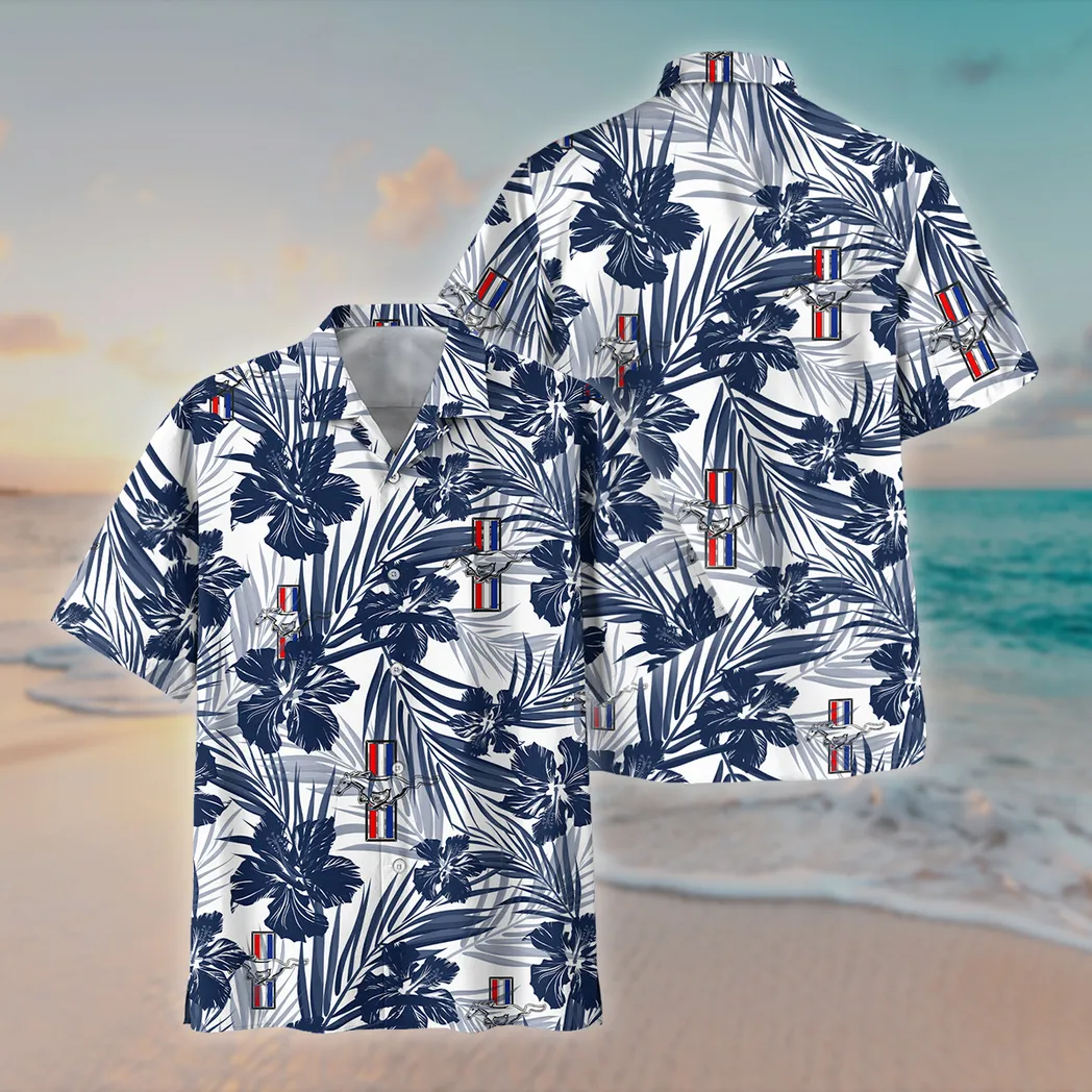 ford mustang hawaiihemd fr mnner hawaiian shirt fr ford mustang lovers car203030825703