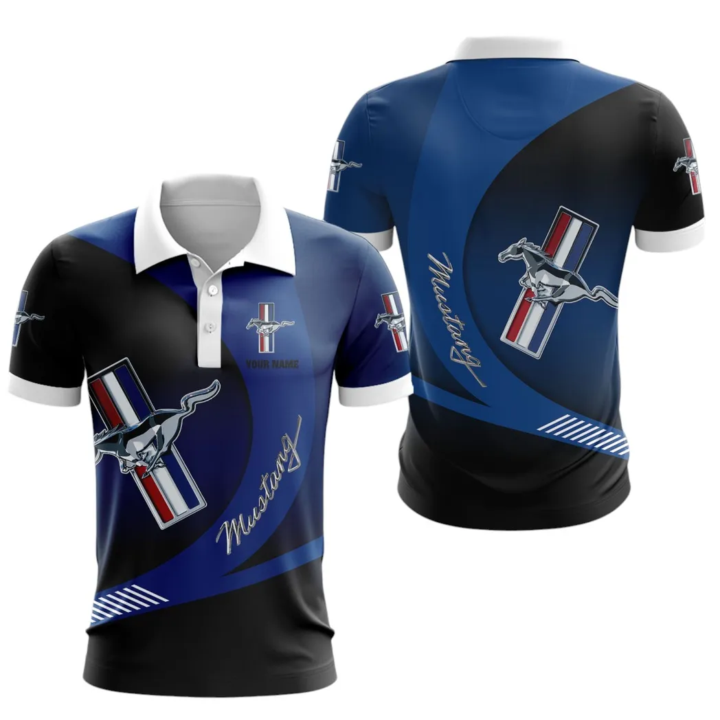 Ford Mustang Poloshirt, Geschenk für Ford Mustang Fan CAR7402222521