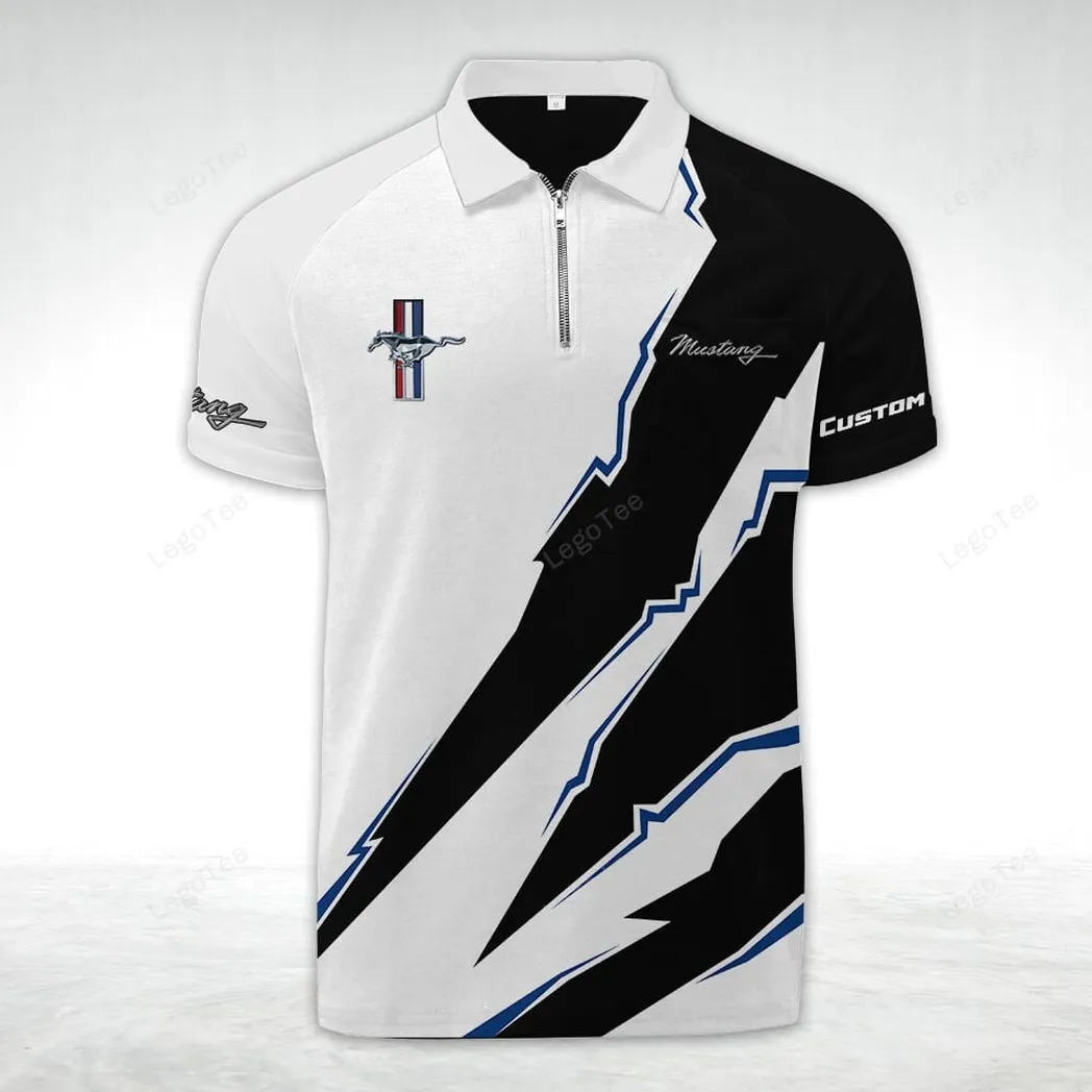 ford mustang poloshirt mit reiverschluss geschenk fr ford mustang fan car128021025005 ennlg