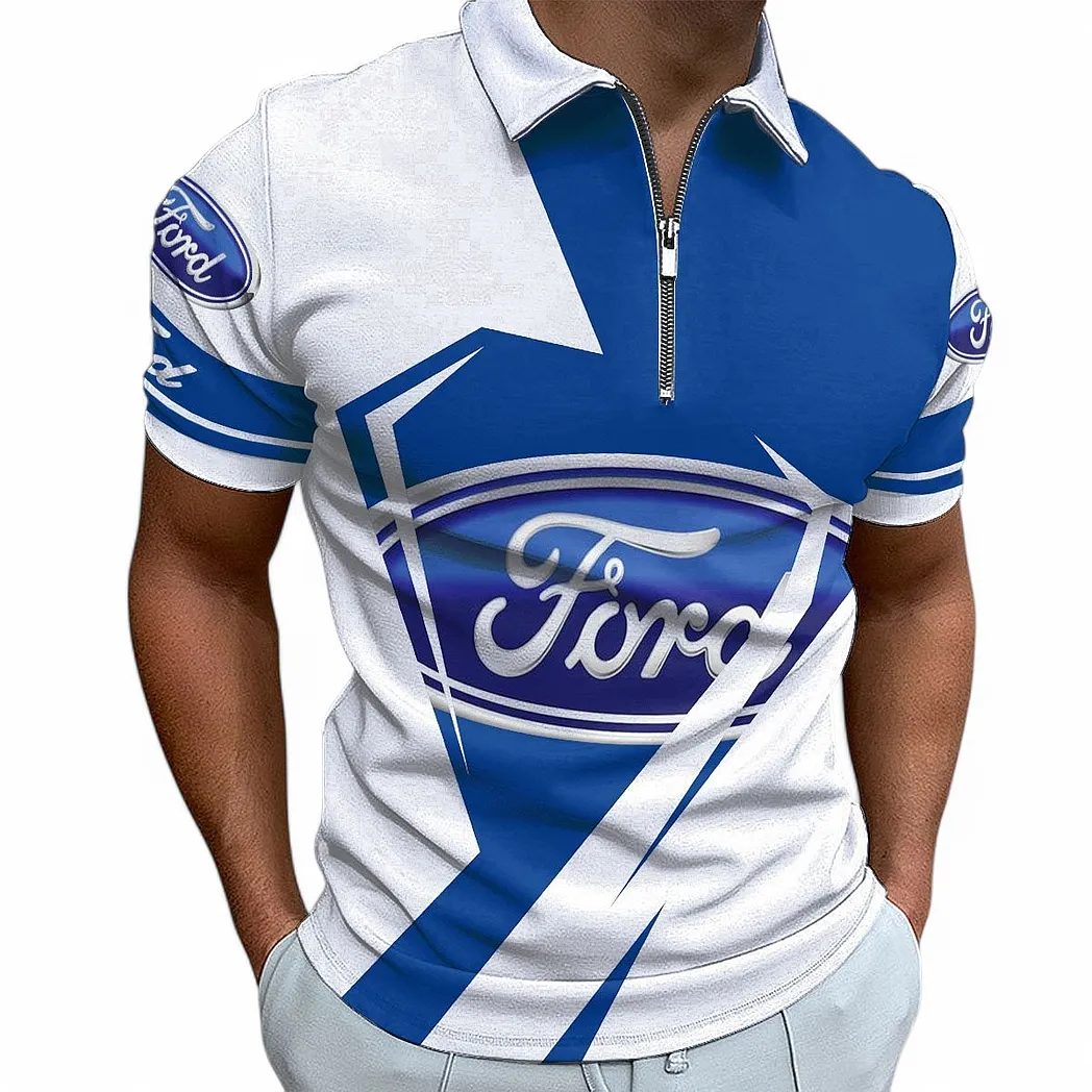 ford poloshirt mit reiverschluss fr mnner geschenk fr ford fan car68022125891 qcobm