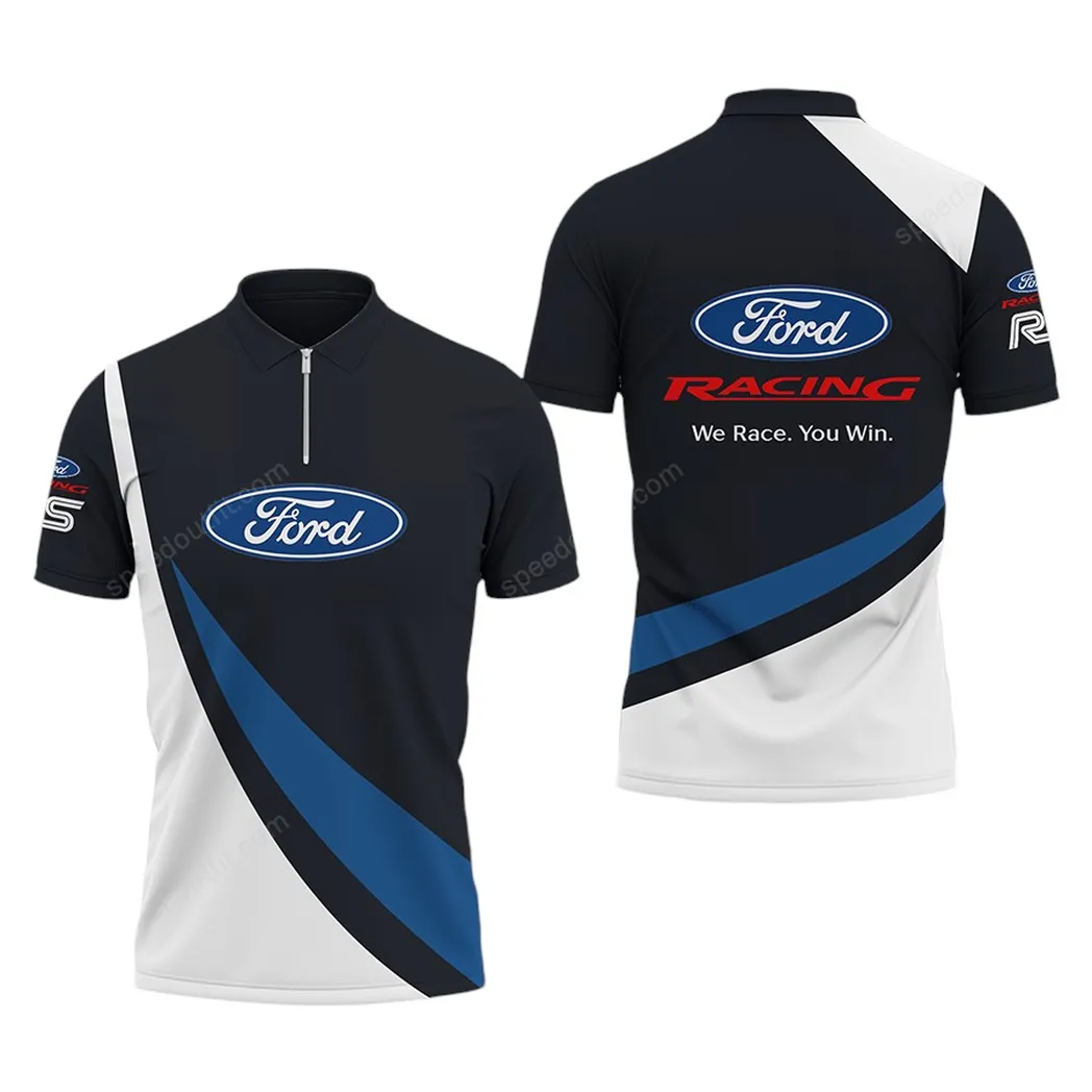 ford poloshirt mit reiverschluss geschenk fr ford fan car93031025320 o8c4f