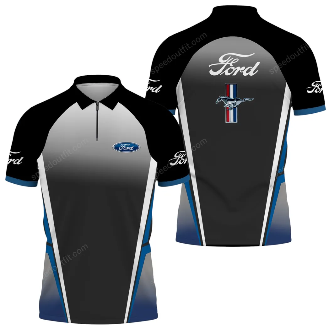 ford poloshirt mit reiverschluss geschenk fr ford fan car93031025323 kuegq