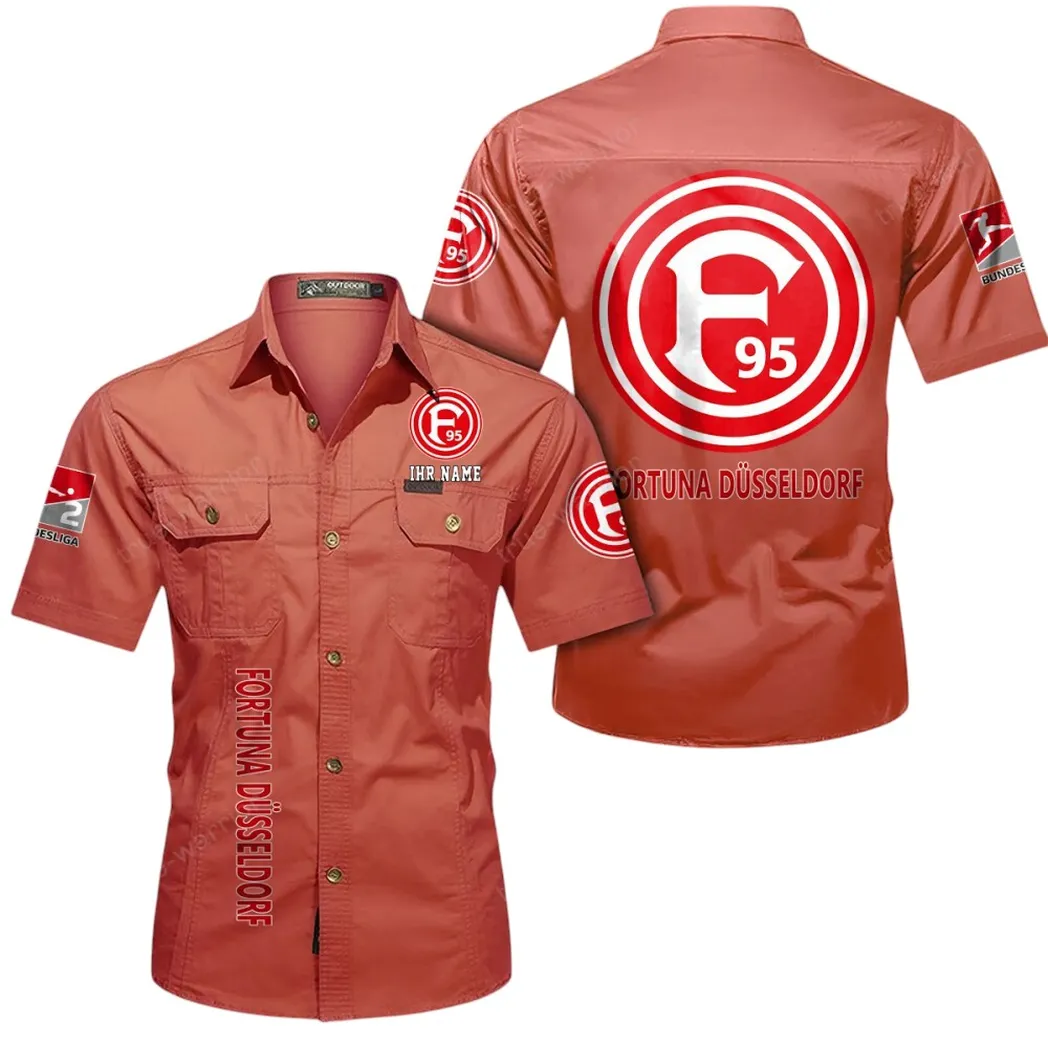 fortuna dusseldorf hemd mit kurzen rmeln all over print kurzarmhemd bde11052625242 rot pn13c