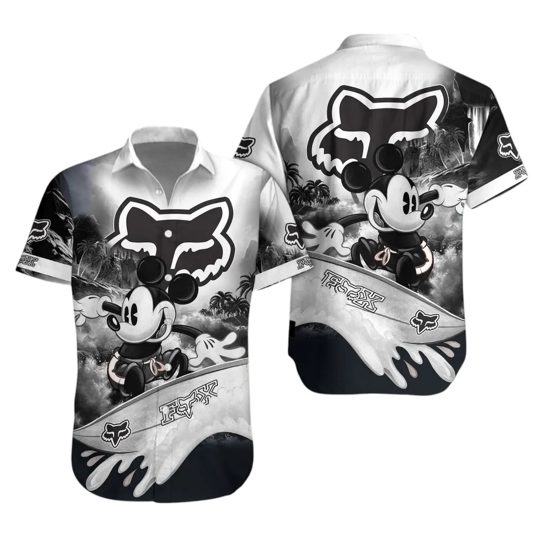 Fox Racing Hawaiihemd für Männer, Hawaiian Shirt für Fox Racing Fan CAR53030625041