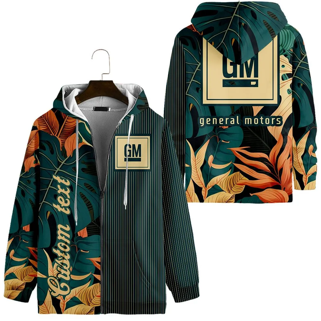 General Motors Vintage Hoodie mit reißverschluss, All-over-print Hoodie CAR434041725263