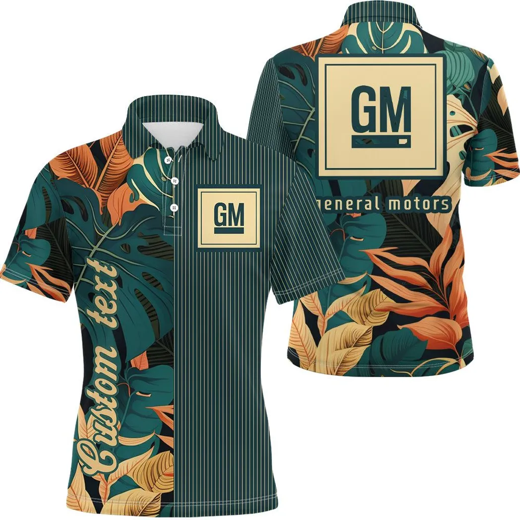 general motors vintage poloshirt personalisierter allover druck car434041725263
