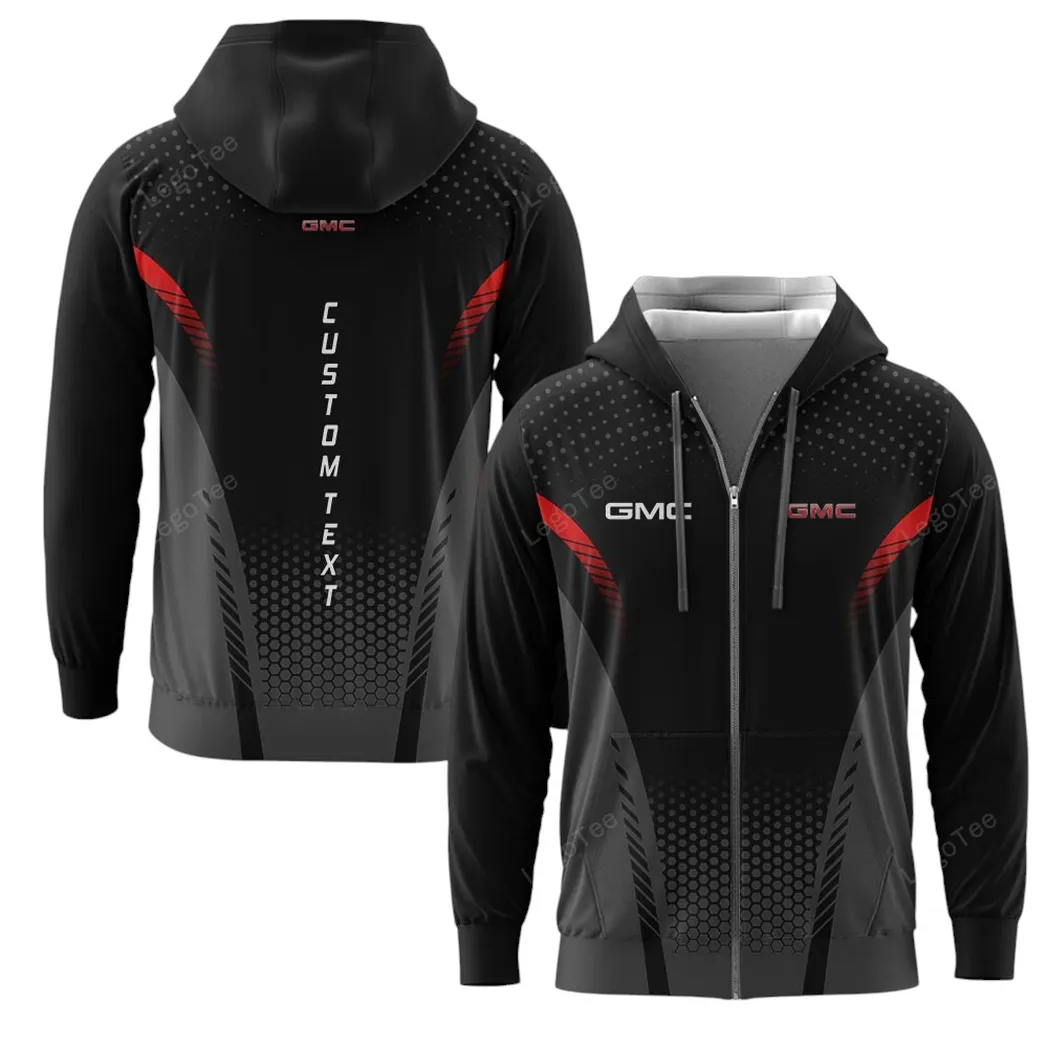 GMC Hoodie mit reißverschluss, Allover-Druck Hoodie GMC Fan CAR10803122526