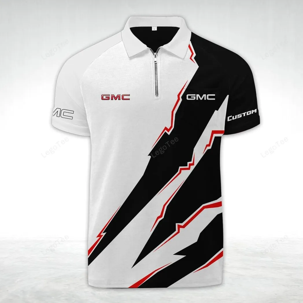 gmc poloshirt mit reiverschluss geschenk fr gmc fan car128021025008