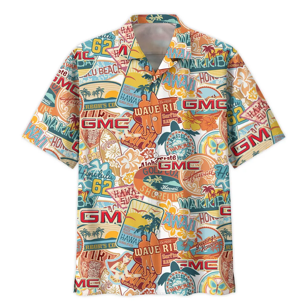 GMC Vintage Hawaiian Shirts For Men, Geschenk für GMC Fan CAR202031225351