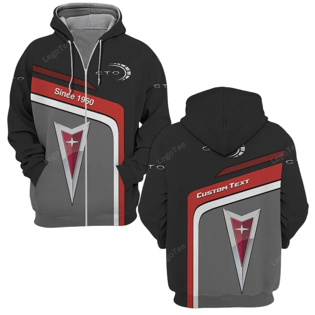 GTO Hoodie mit reißverschluss, Allover-Druck Hoodie GTO Fan CAR11103032527