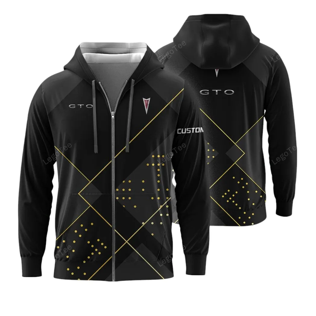 GTO Hoodie mit reißverschluss, Allover-Druck Hoodie GTO Fan CAR11403032527