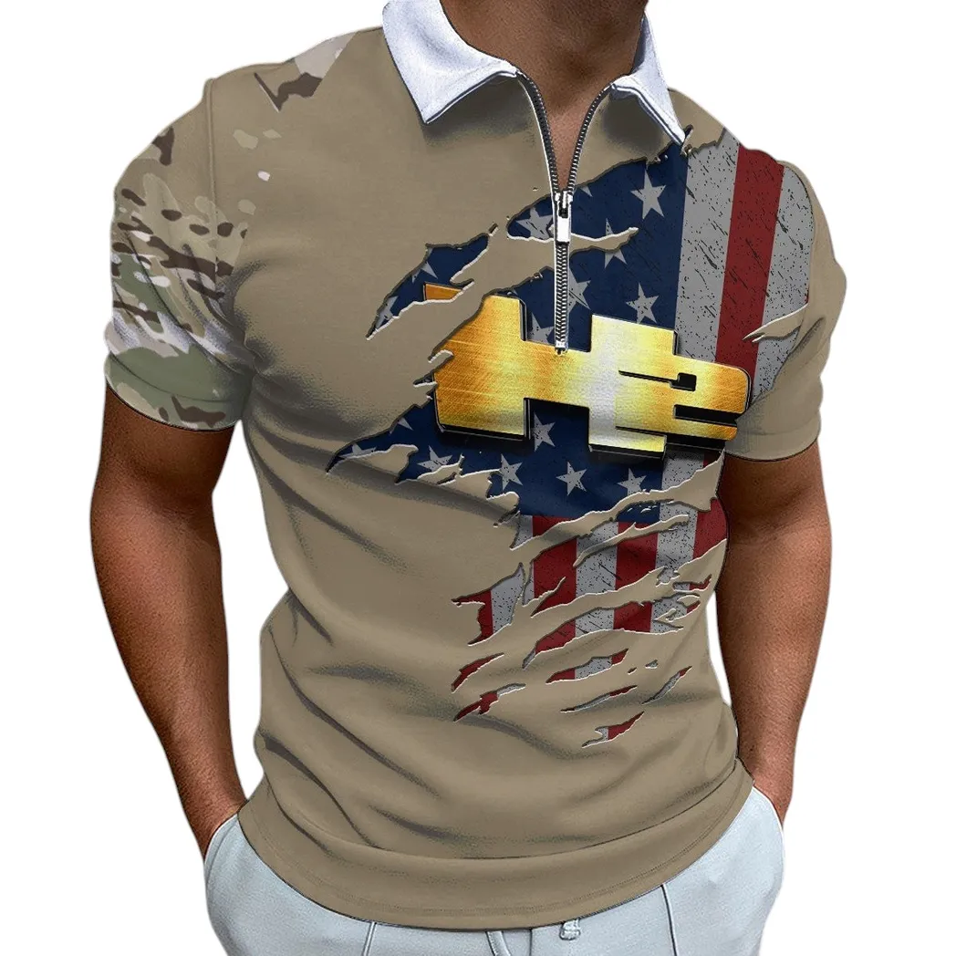 h2 hummer poloshirt mit reiverschluss geschenk fr h2 hummer fan car340213034 1 i0e6p