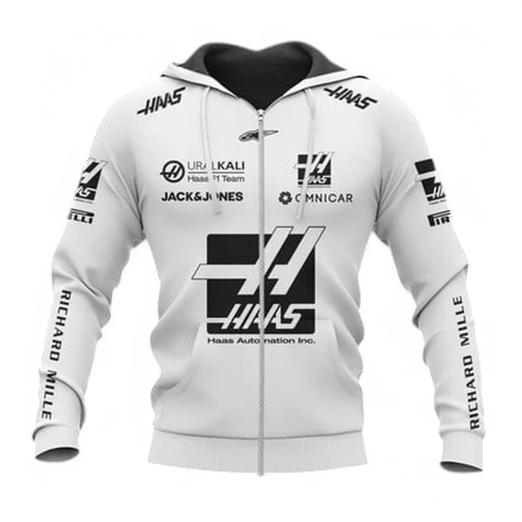 HAAS Hoodie mit reißverschluss, All-over-print Hoodie HAAS CAR40704092503