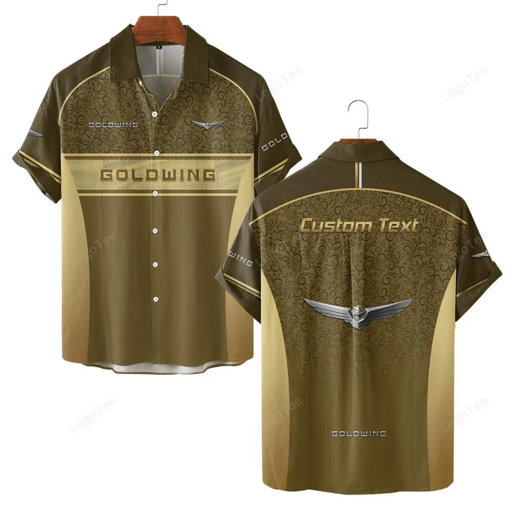 Honda Gold Wing Personalisierte Hawaiihemd für Männer, Hawaiian Shirt für Honda Gold Wing Fan CAR137021325960-3
