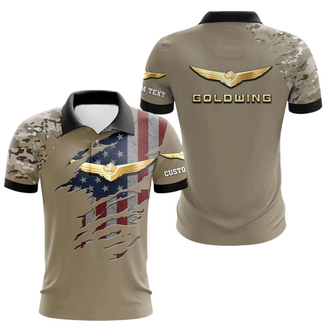 Honda Gold Wing Poloshirt, Geschenk für Honda Gold Wing Fan CAR46021725038-2