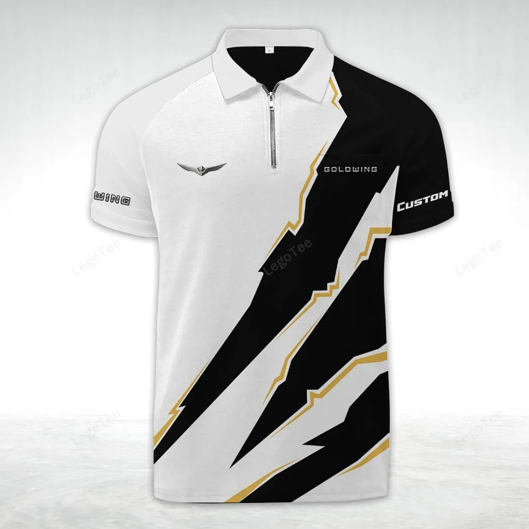 honda gold wing poloshirt mit reiverschluss geschenk fr honda gold wing fan car128021025052 ugwh4