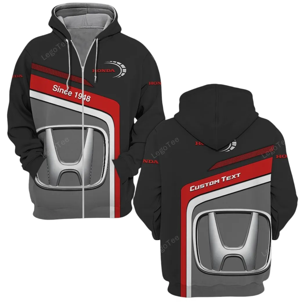 honda hoodie mit reiverschluss allover druck hoodie honda fan car11103032531