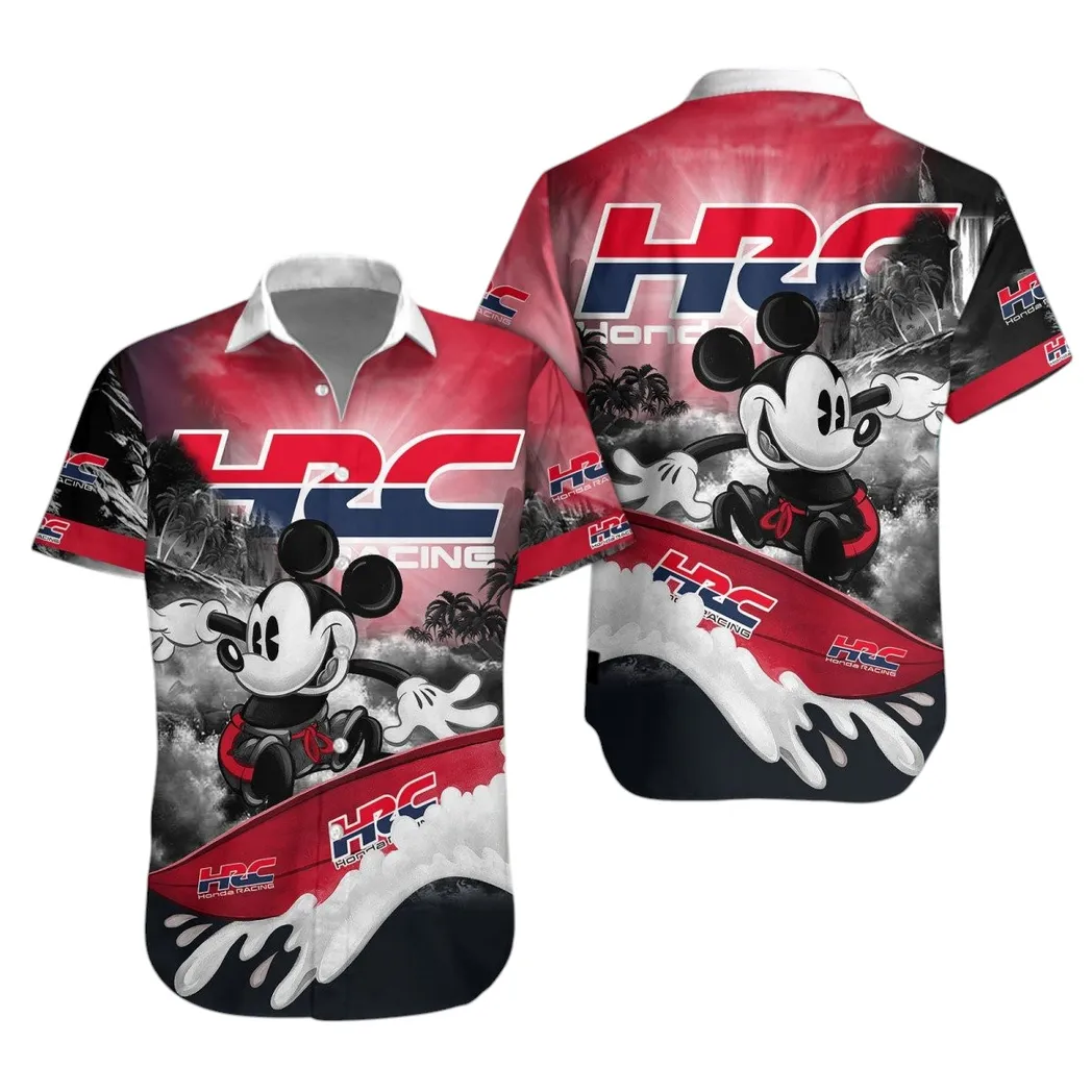 Honda HRC Hawaiihemd für Männer, Hawaiian Shirt für Honda HRC Fan CAR53030625049