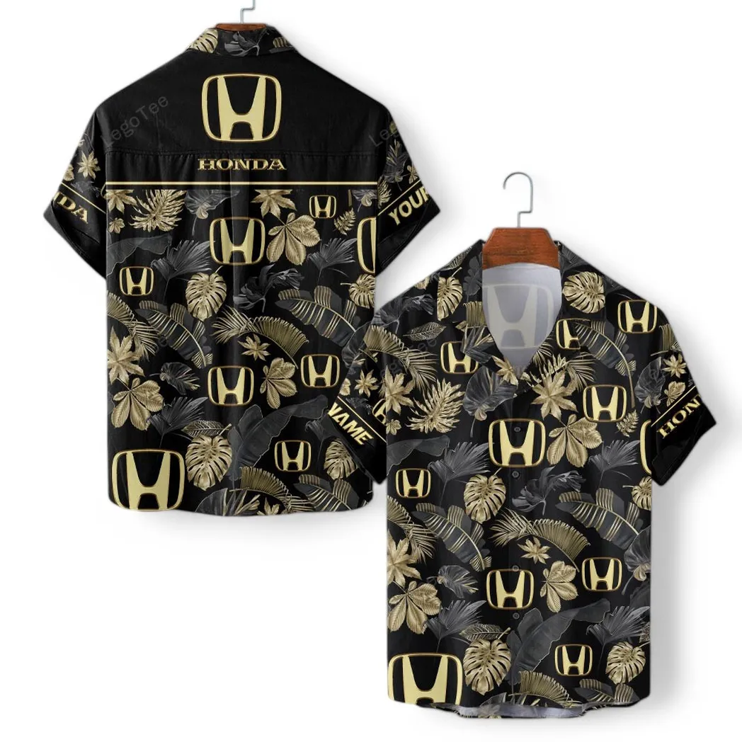 Honda Personalisierte Hawaiihemd für Männer, Hawaiian Shirt für Honda Fan CAR139021125128-2
