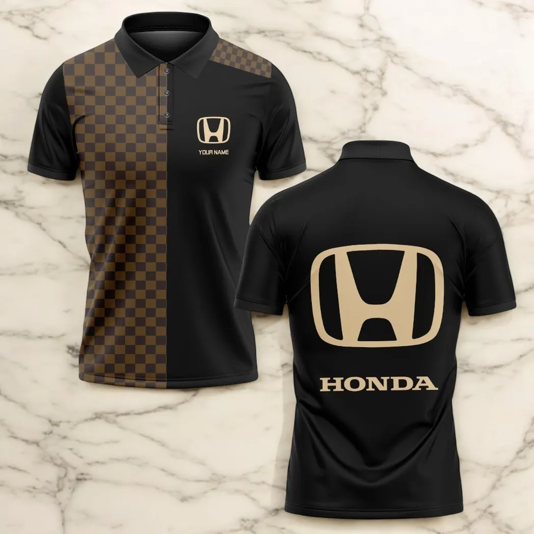 honda polo shirt lv style gift for honda lovers car176022525898
