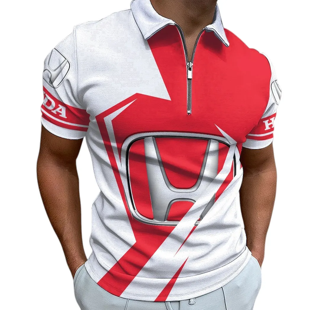 honda poloshirt mit reiverschluss geschenk fr honda fan car3202122519 gadq0