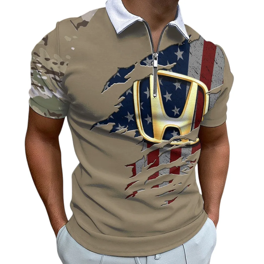 honda poloshirt mit reiverschluss geschenk fr honda fan car340213036 1 oz9kn