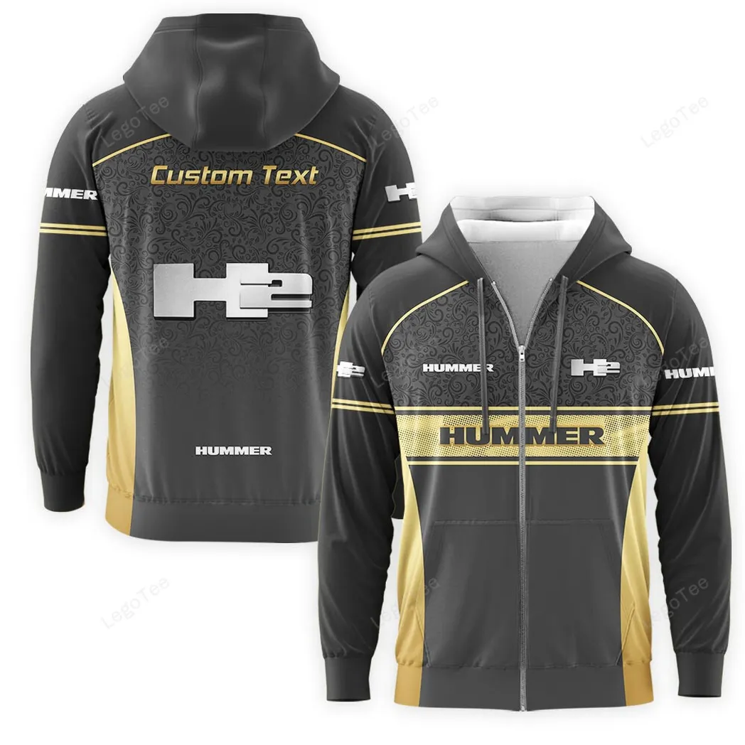 Hummer H2 Hoodie mit reißverschluss, Allover-Druck Hoodie Hummer H2 Fan CAR137021325924-6