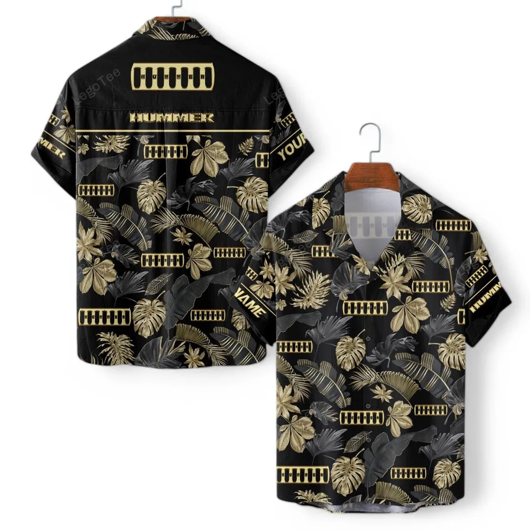 hummer personalisierte hawaiihemd fr mnner hawaiian shirt fr hummer fan car139021125186 2