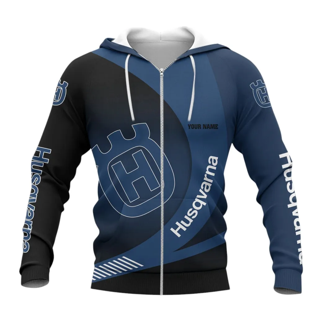 Husqvarna Hoodie mit reißverschluss, Allover-Druck Hoodie Husqvarna Fan CAR7402222528