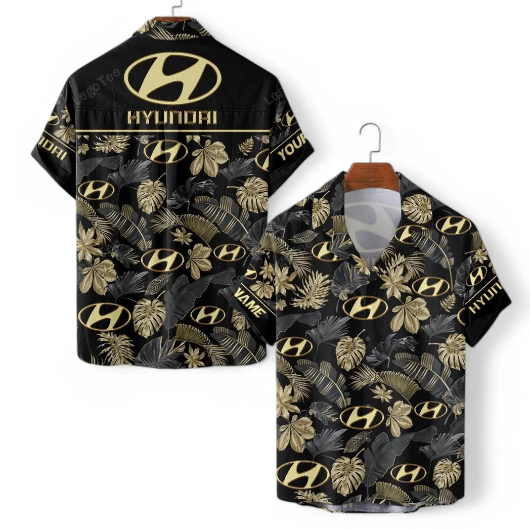 Hyundai Personalisierte Hawaiihemd für Männer, Hawaiian Shirt für Hyundai Fan CAR139021125144-2