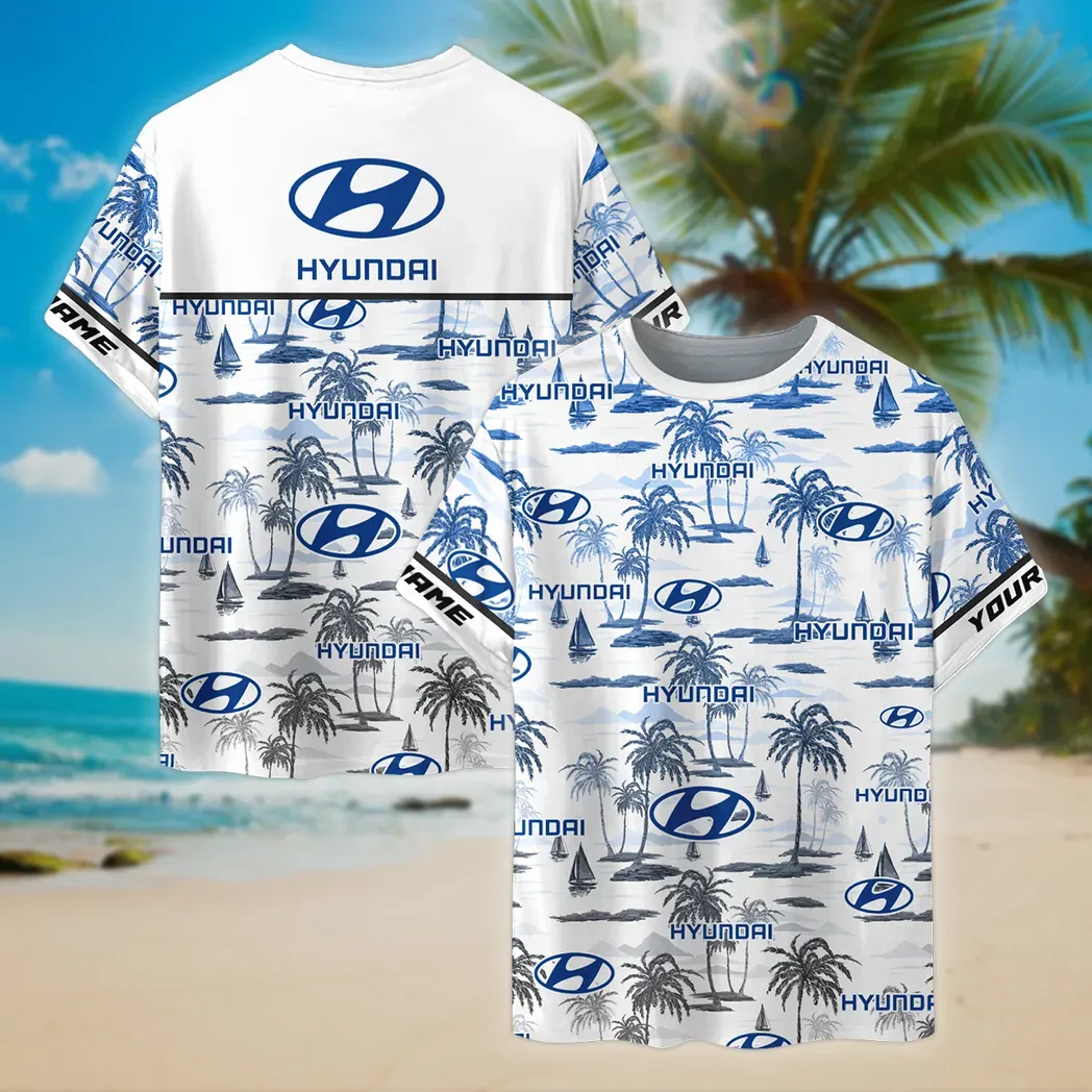 Hyundai T-Shirt für Männer, Personalisierter Hemd Geschenk für Hyundai Fan CAR205031225687