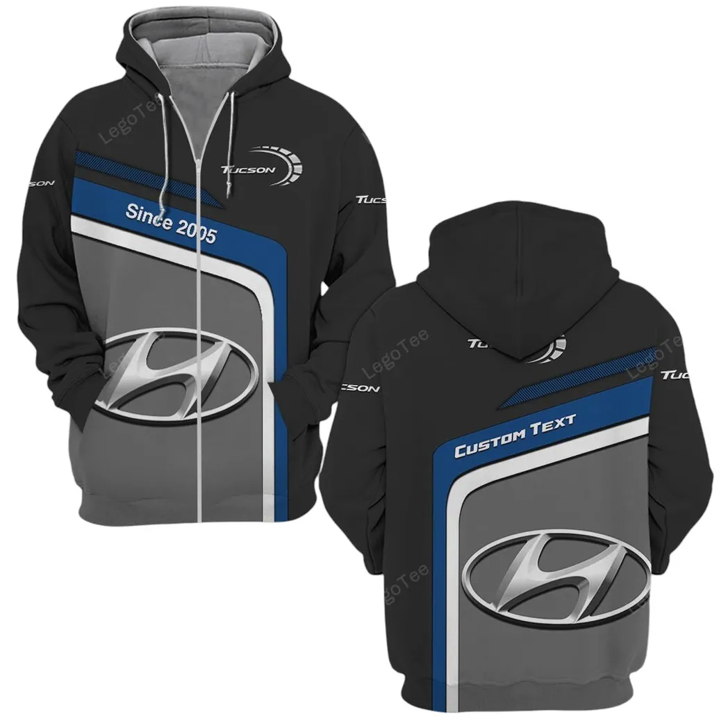 hyundai tucson hoodie mit reiverschluss allover druck hoodie hyundai tucson fan car11103032535 9ggqq
