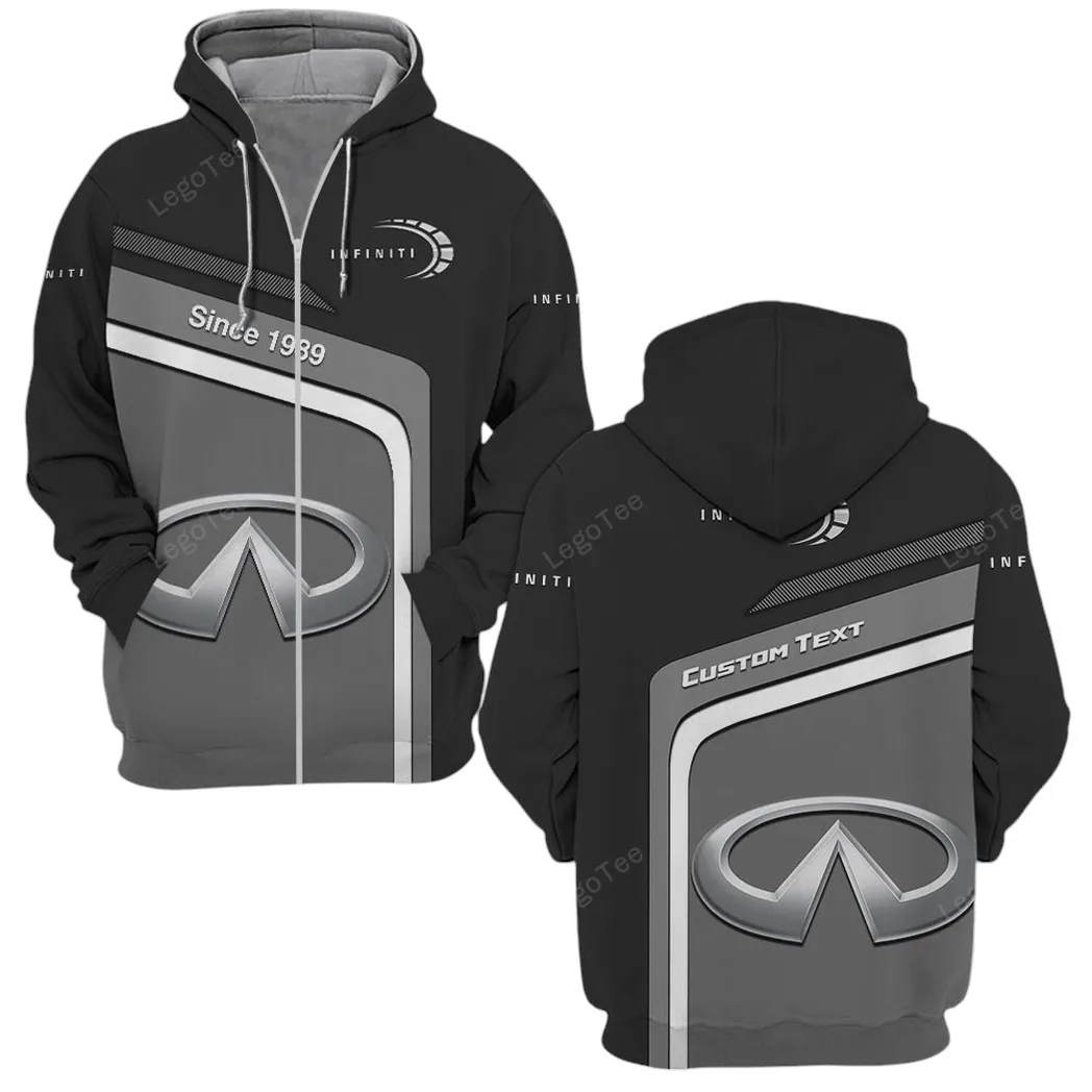 Infiniti Hoodie mit reißverschluss, Allover-Druck Hoodie Infiniti Fan CAR11103032536