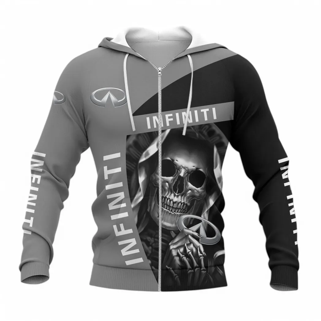 Infiniti Hoodie mit reißverschluss, Allover-Druck Hoodie Infiniti Fan CAR6702212540