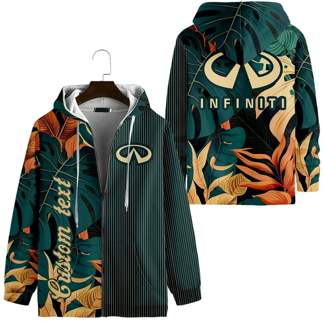 infiniti vintage hoodie mit reiverschluss all over print hoodie car434041725275 e7saz