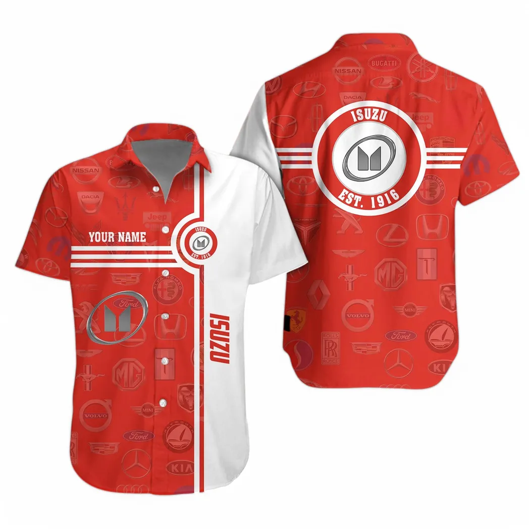 isuzu hawaiihemd fr mnner all logo geschenk fr isuzu fan car174022525006 zh6n9