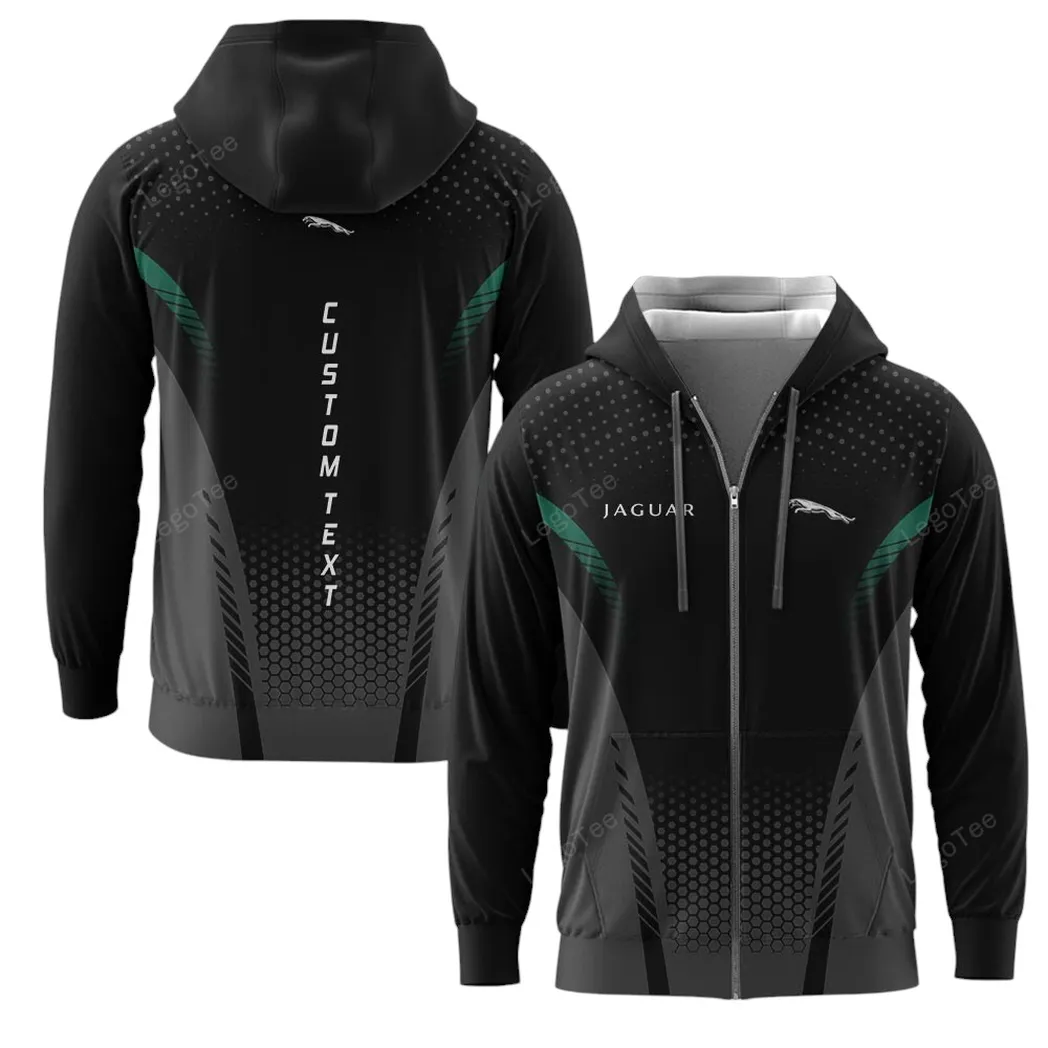 Jaguar Cars Hoodie mit reißverschluss, Allover-Druck Hoodie Jaguar Cars Fan CAR10803122537