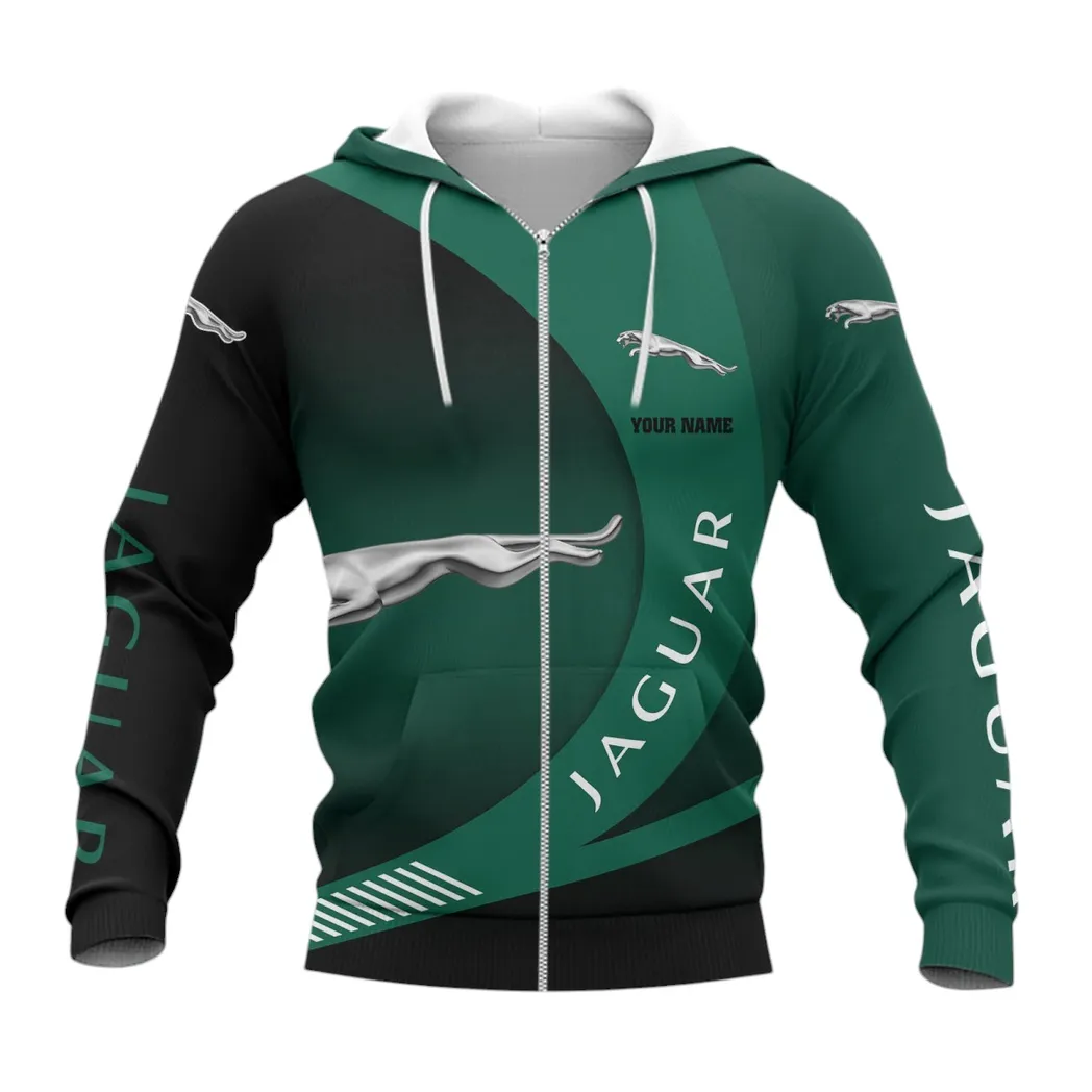 jaguar cars hoodie mit reiverschluss allover druck hoodie jaguar cars fan car7402222531