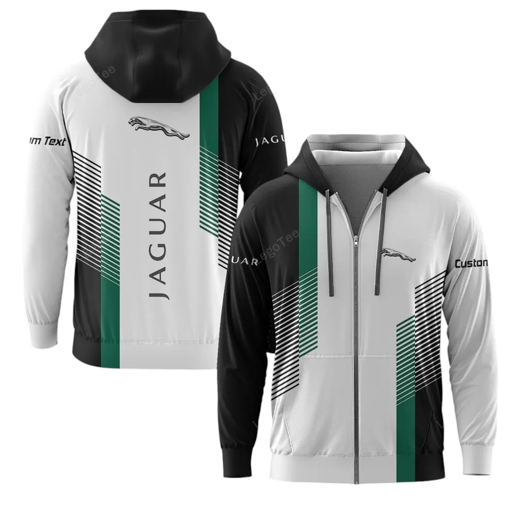 Jaguar Hoodie mit reißverschluss, Allover-Druck Hoodie Jaguar Fan CAR10703122538